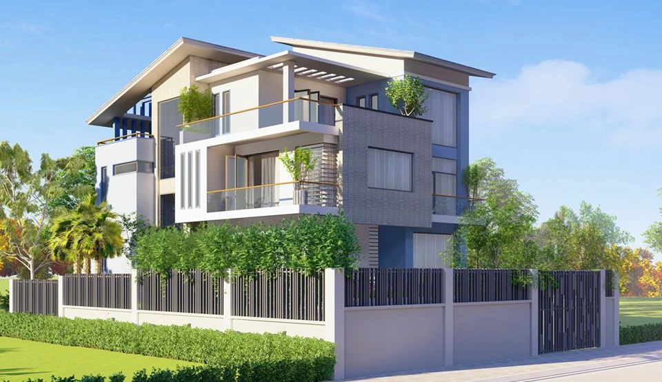 SketchUp Free Exterior Sketchup 3d Models Free Download Modern ID 101000694 (Thanh Luan Nguyen)