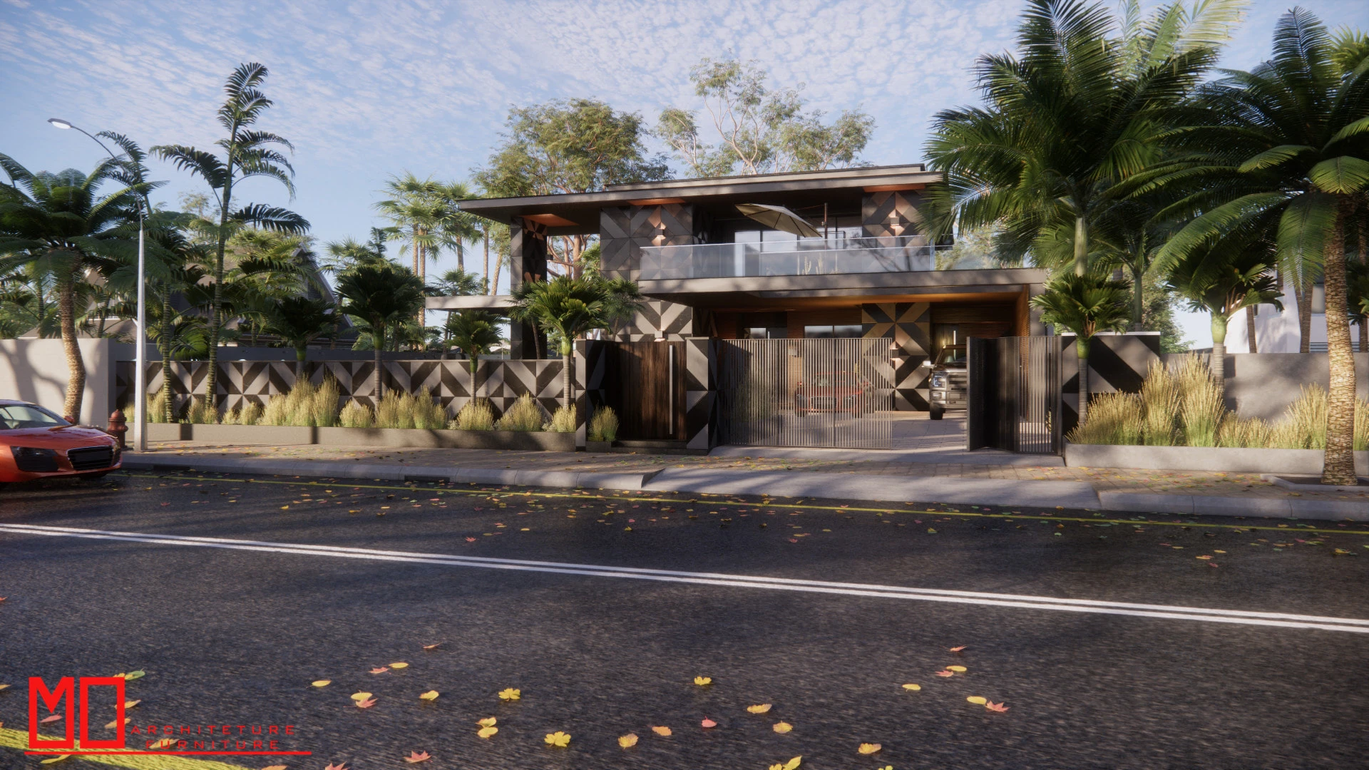 SketchUp Free Exterior Sketchup Free Model Modern ID 101000460 (Vi Luong)