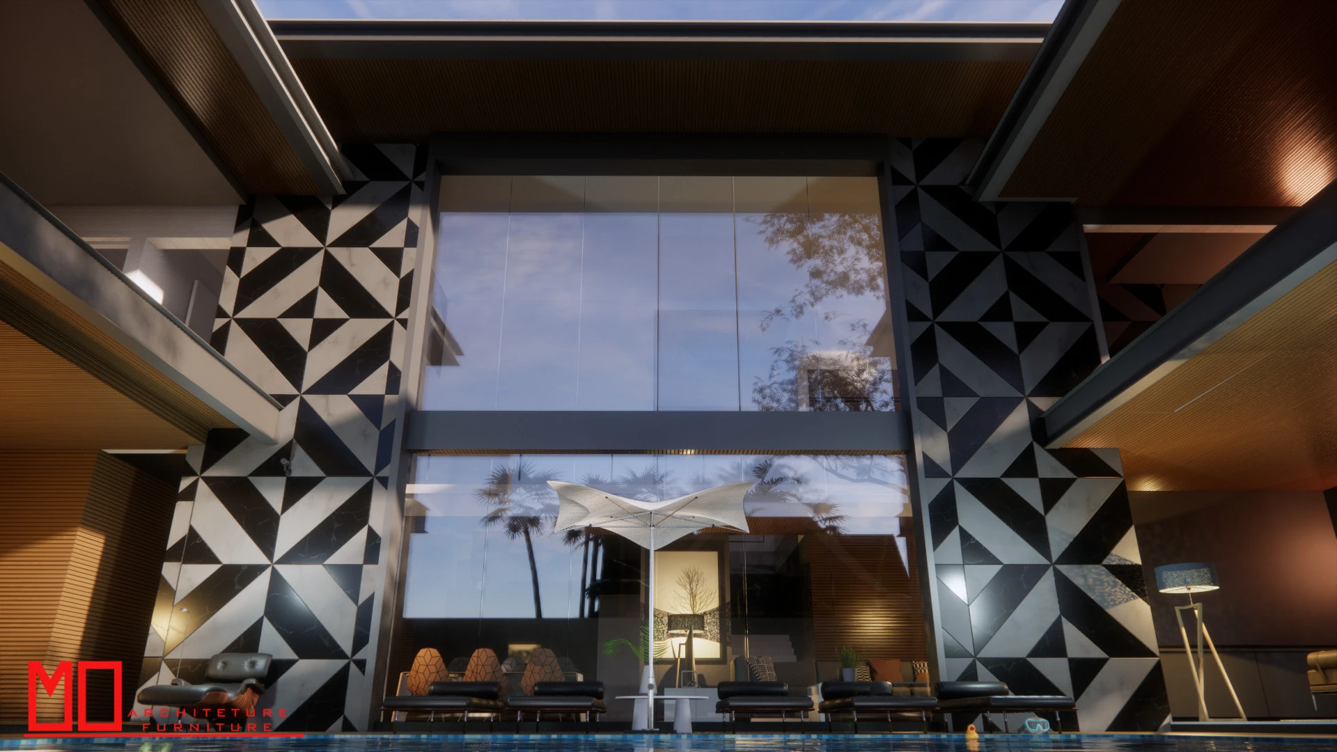 SketchUp Free Exterior Sketchup Free Model Modern ID 101000460 (Vi Luong)