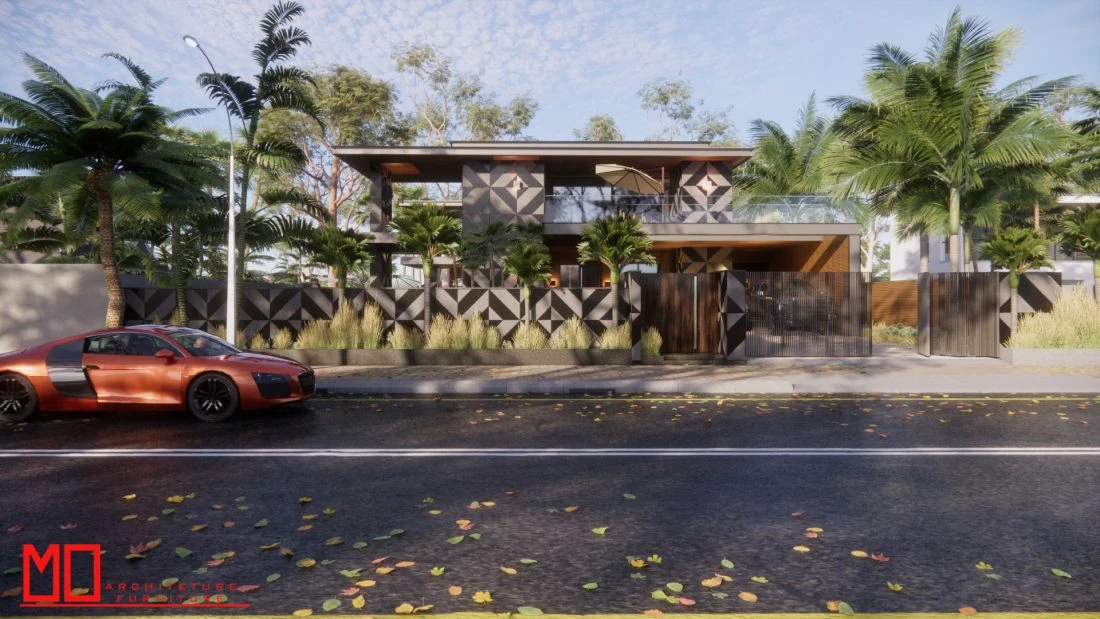 SketchUp Free Exterior Sketchup Free Model Modern ID 101000460 (Vi Luong)