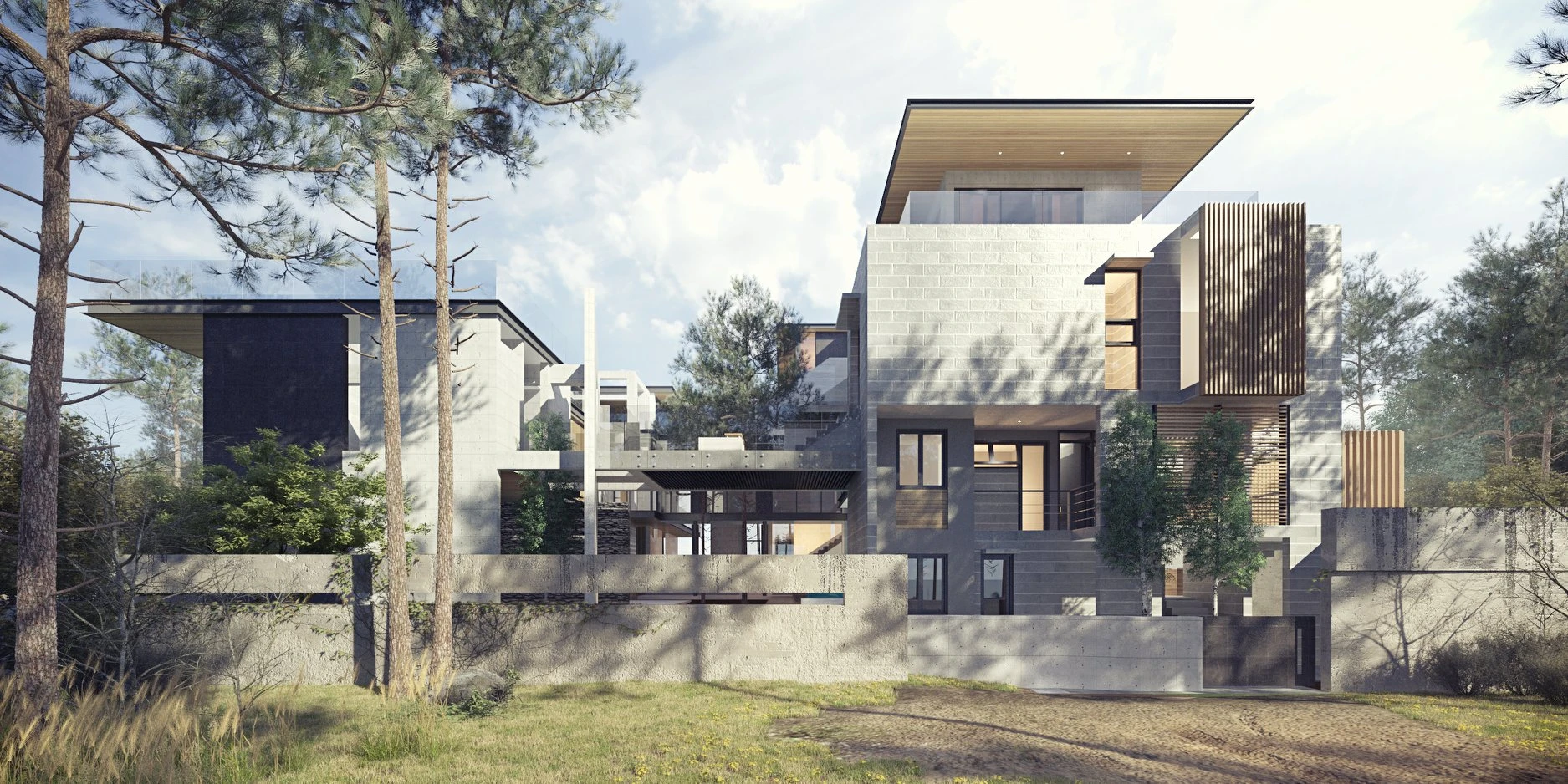 SketchUp Free Exterior Sketchup Free Model Modern ID 101000510 (Alex Luu)