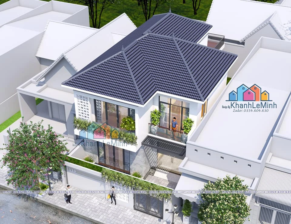 SketchUp Free Exterior Sketchup Free Model Modern ID 101000550 (Khanh Le Minh)