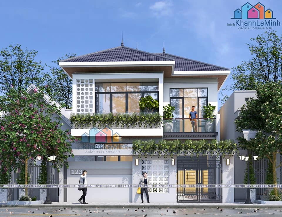 SketchUp Free Exterior Sketchup Free Model Modern ID 101000550 (Khanh Le Minh)