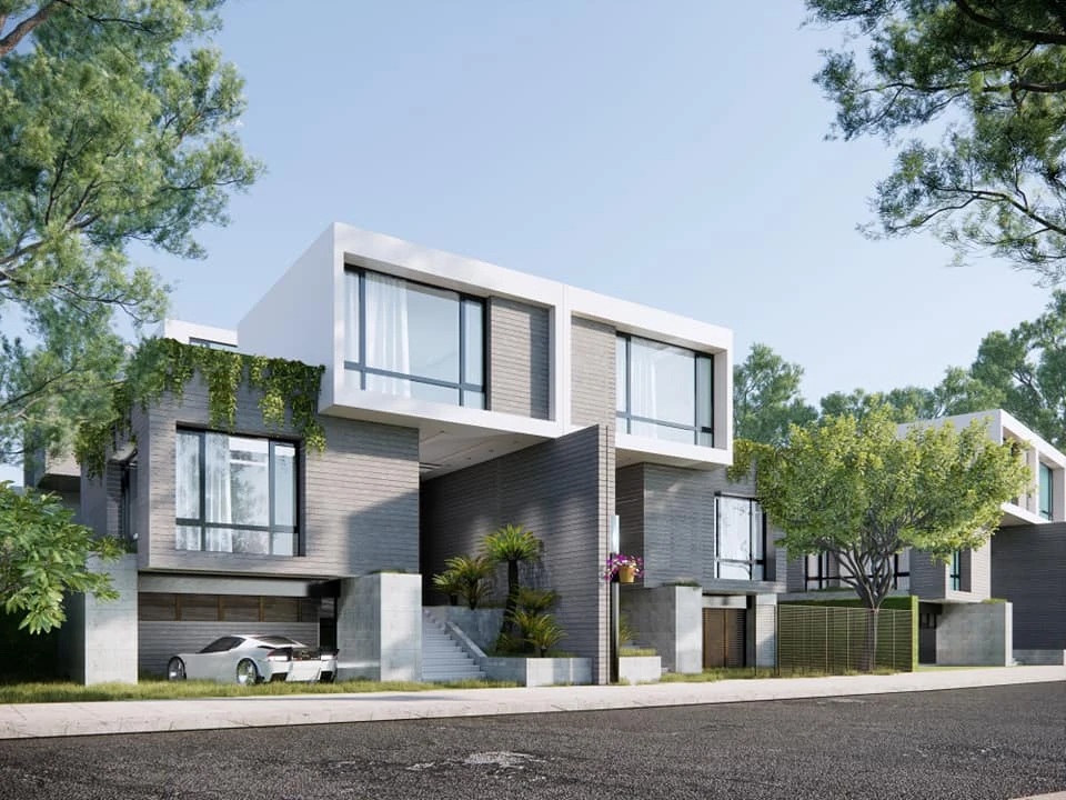 Exterior Sketchup Model Download Modern ID 101000485 (Hai Linh)