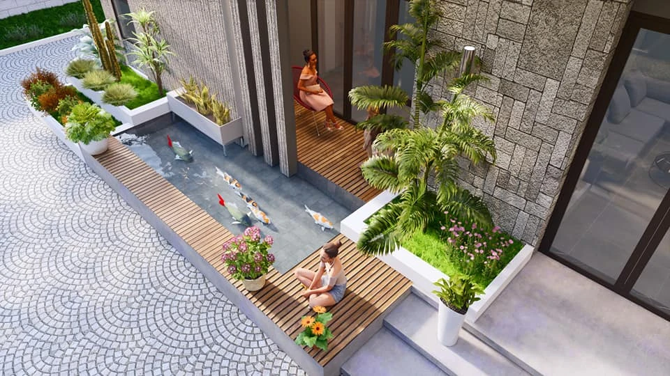 Exterior Sketchup Model Free Download Modern ID 101000511 (Quoc Viet)