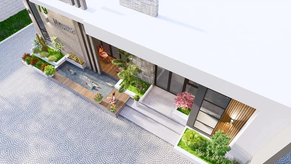 Exterior Sketchup Model Free Download Modern ID 101000511 (Quoc Viet)