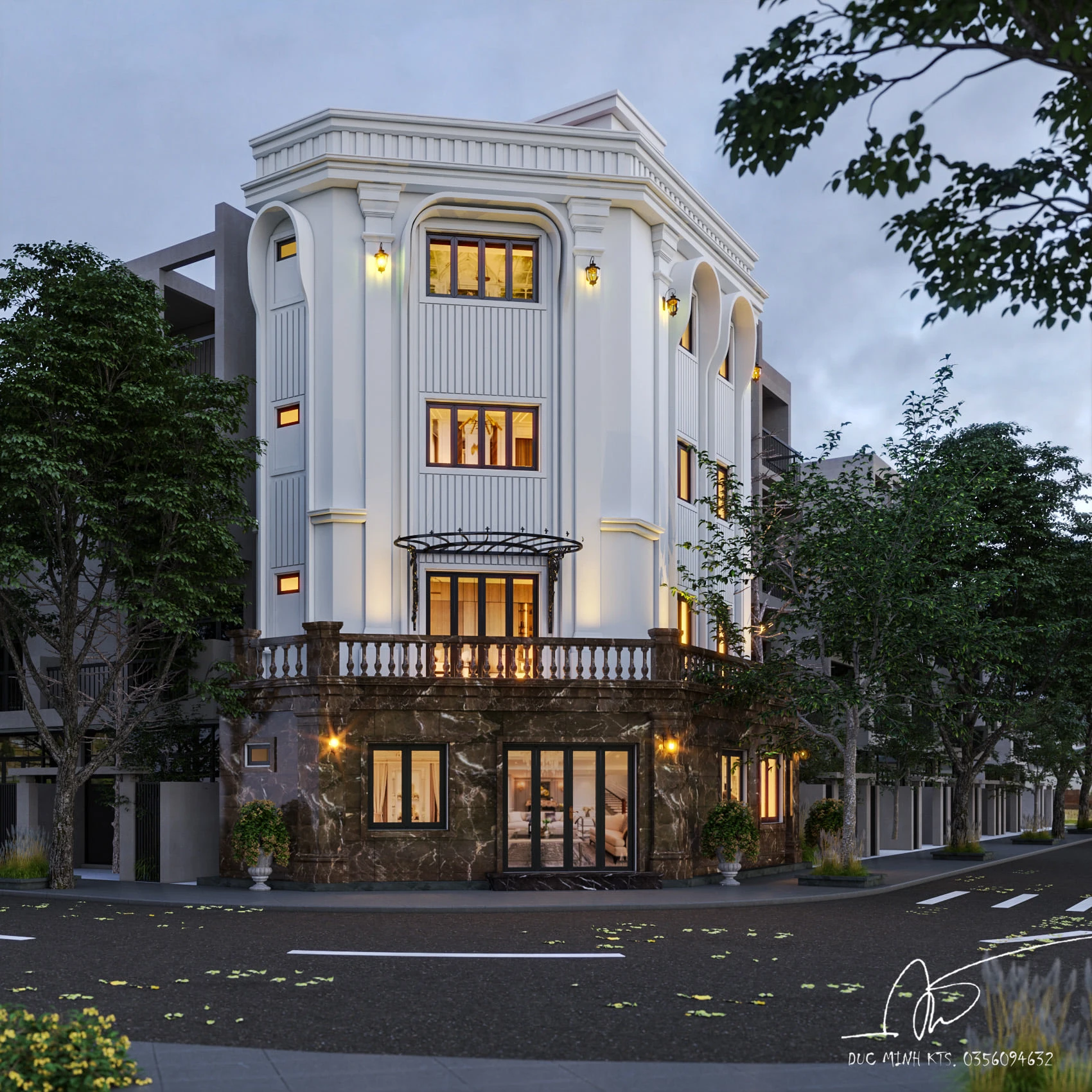 Exterior Sketchup Scene Download Modern ID 101000398 (Do Duc Minh)