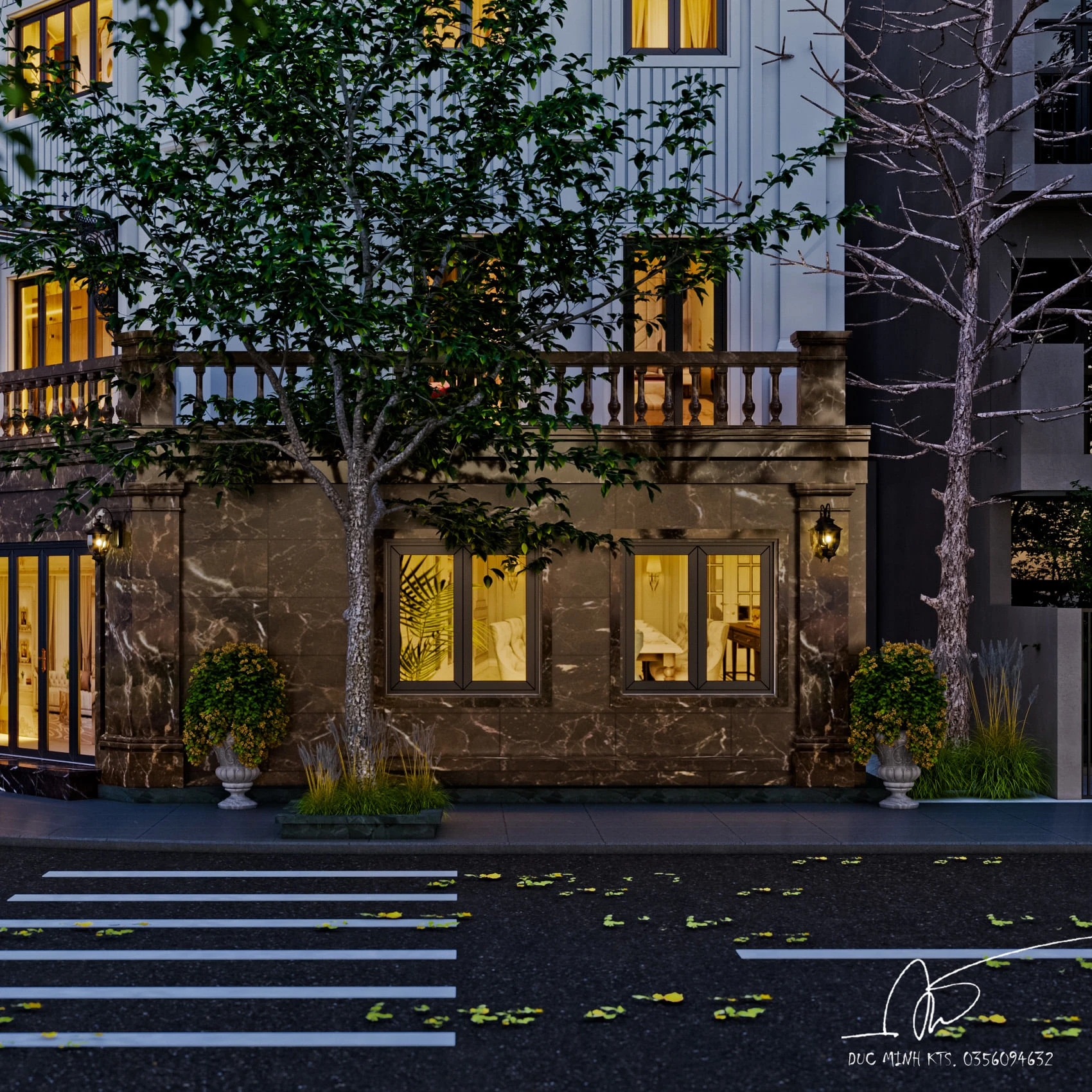 Exterior Sketchup Scene Download Modern ID 101000398 (Do Duc Minh)