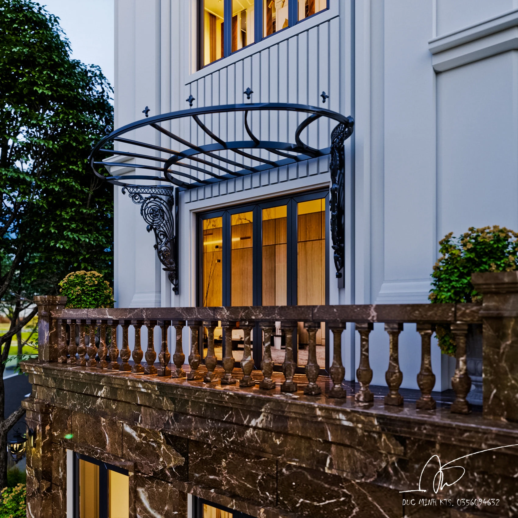 Exterior Sketchup Scene Download Modern ID 101000398 (Do Duc Minh)