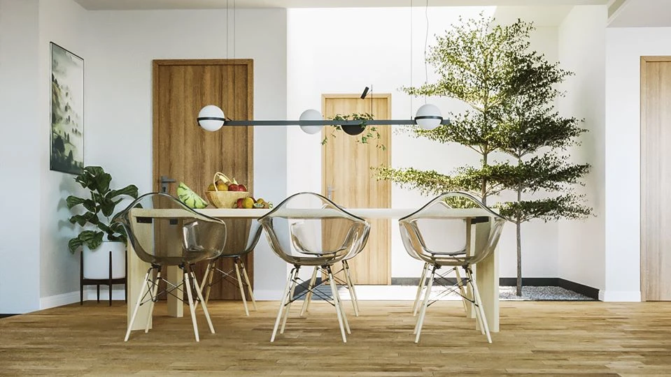 Exterior Sketchup Scene Download Modern ID 101000618 (Nguyen Nghia)