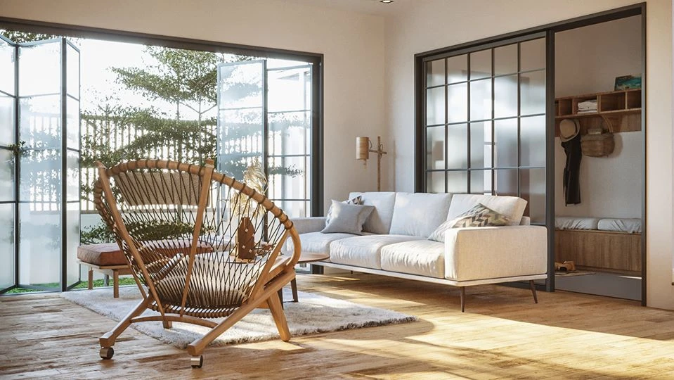 Exterior Sketchup Scene Download Modern ID 101000618 (Nguyen Nghia)