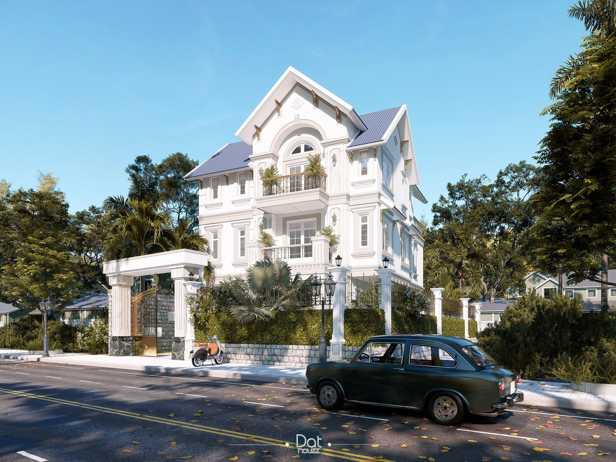 SketchUp Free Exterior Sketchup Scene Free Download Enscape Modern ID 101000613 (Dat Houzz)