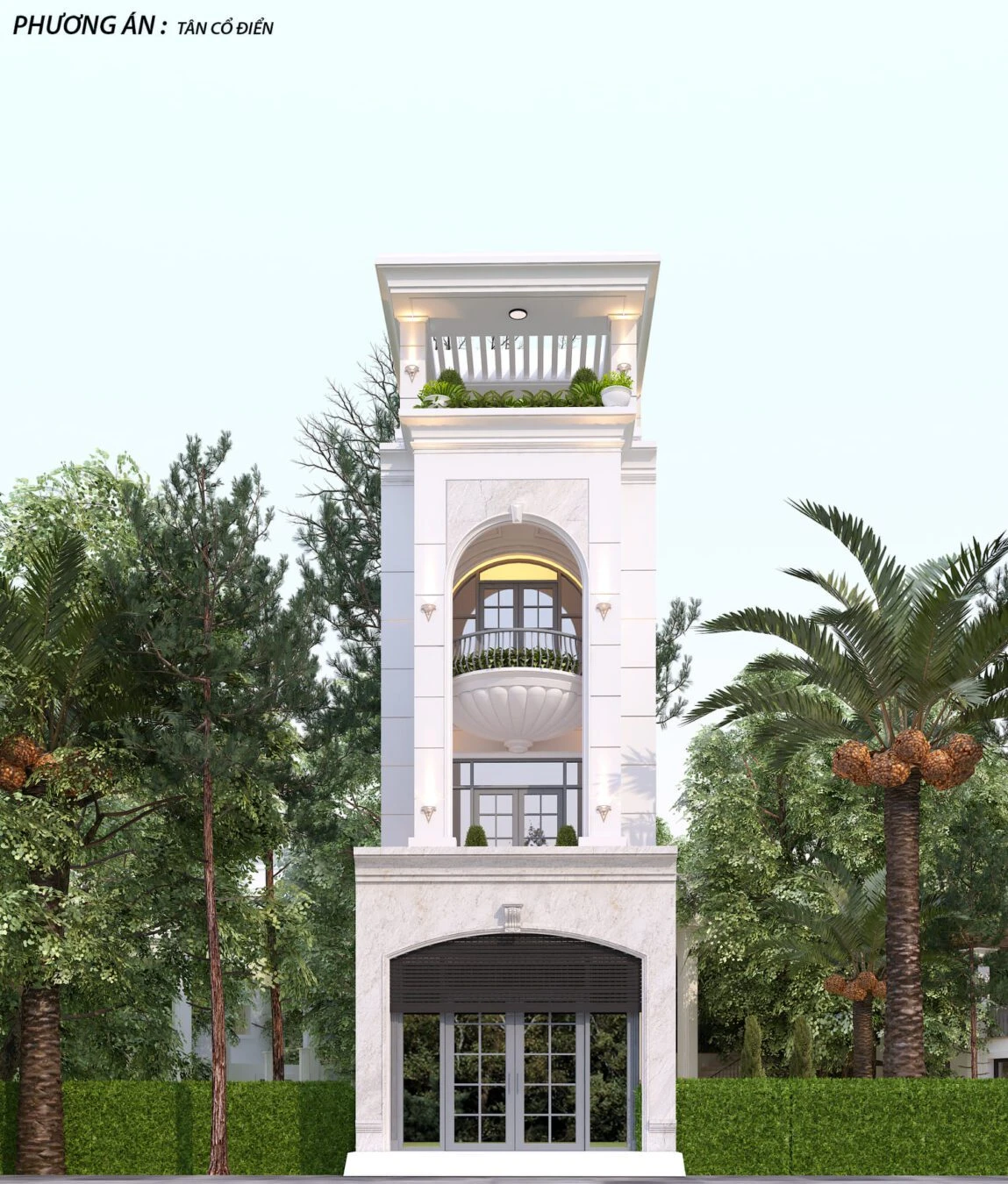 Exterior Sketchup Scene Free Download Modern ID 101000373 (Linh Pham)