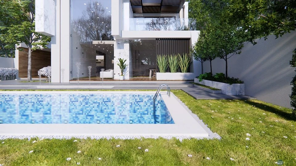 Exterior Sketchup Scene Free Download Vray Modern ID 101000703 (Dat Houzz)