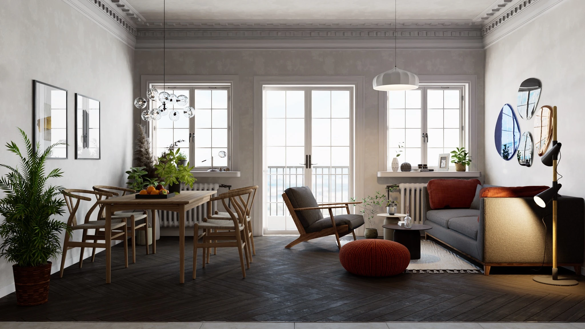 Free Download SketchUp Models Modern Interior House D5 ID 212000111 (Quoc Vi Phan Phan)