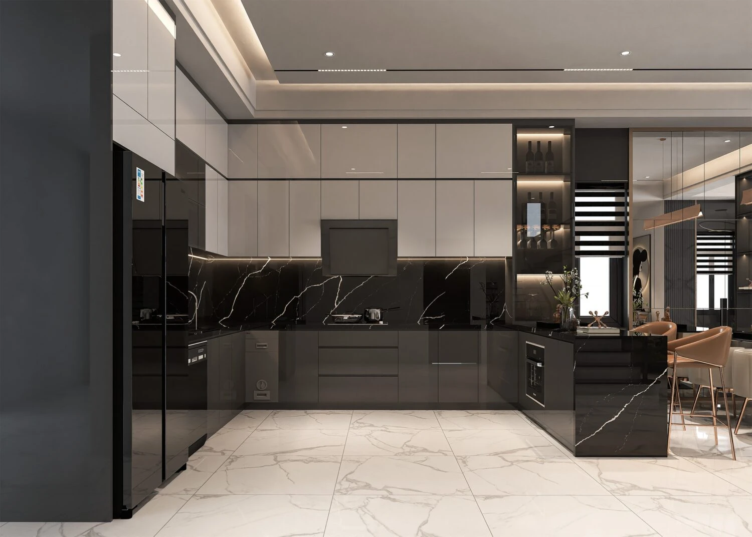 SketchUp Free Free Download SketchUp Models Modern Living Room - Dining Room Vantage ID 218000177 (Quoc Khanh)