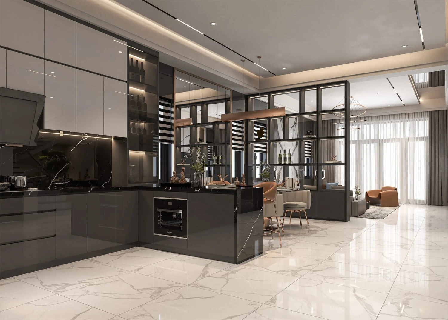 SketchUp Free Free Download SketchUp Models Modern Living Room - Dining Room Vantage ID 218000177 (Quoc Khanh)