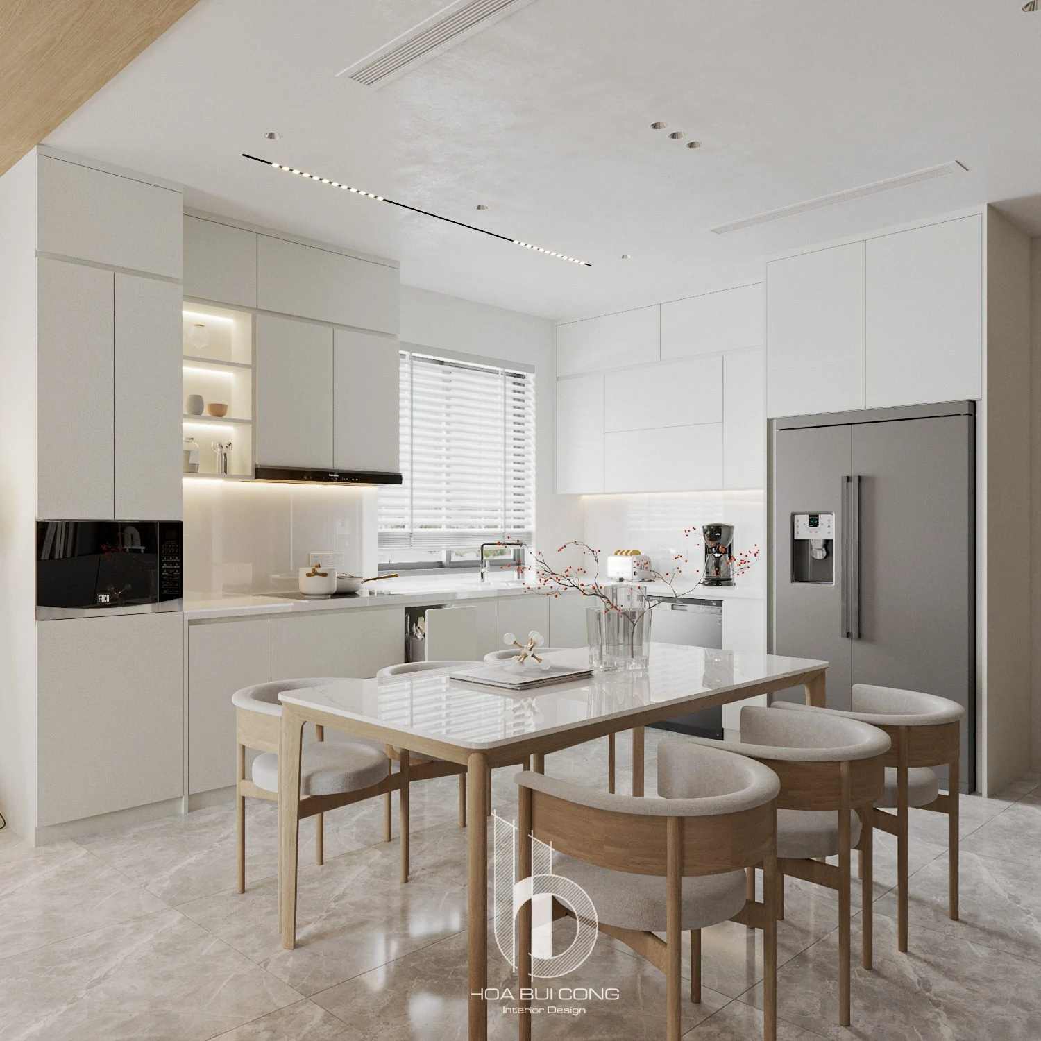 Free Download SketchUp Models Modern Living Room - Dining Room Vray ID 218000207 (Bui Cong Hoa)