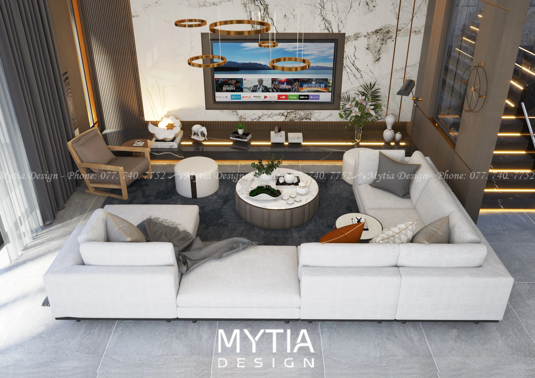 SketchUp Free Free Download SketchUp Models Modern Living Room Vray ID 100000347 (My Trinh Arc)