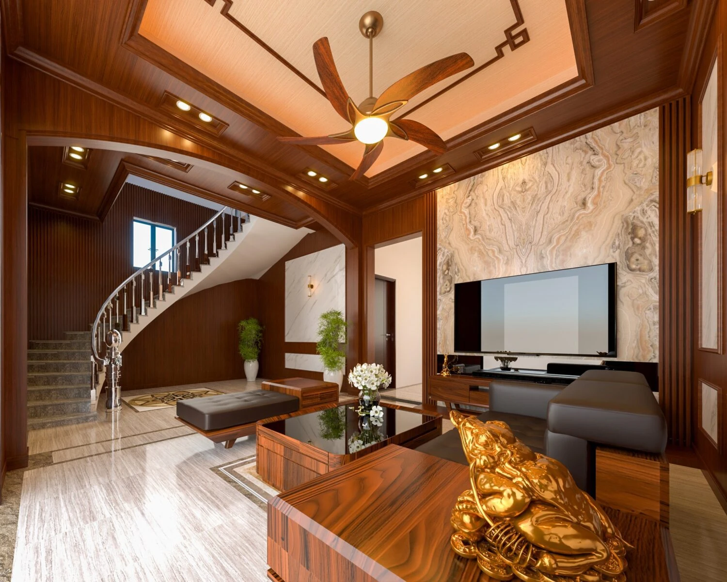 SketchUp Free Free Download SketchUp Models Modern Living Room Vray ID 100000407 (Kts Le Giang Long)