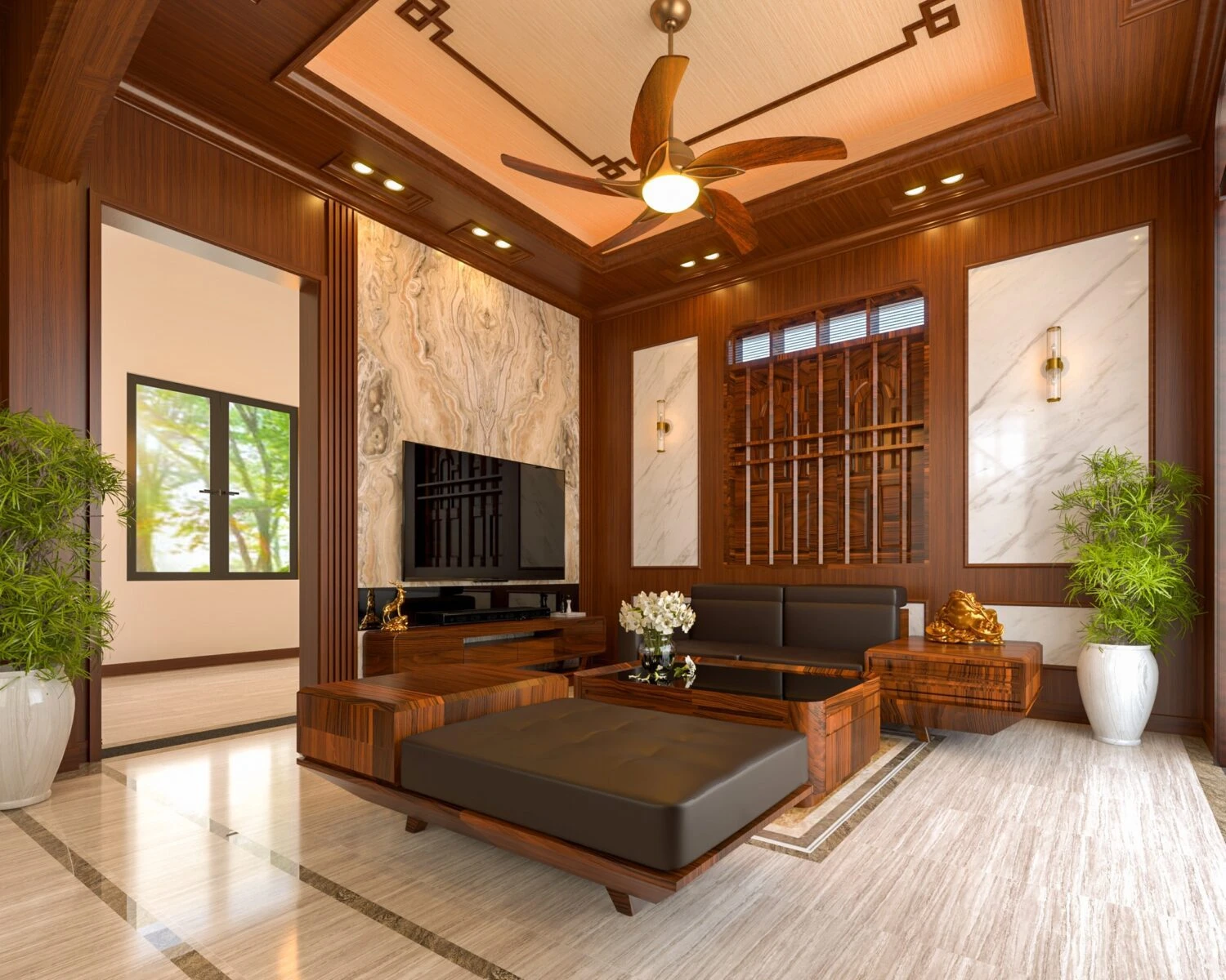 SketchUp Free Free Download SketchUp Models Modern Living Room Vray ID 100000407 (Kts Le Giang Long)