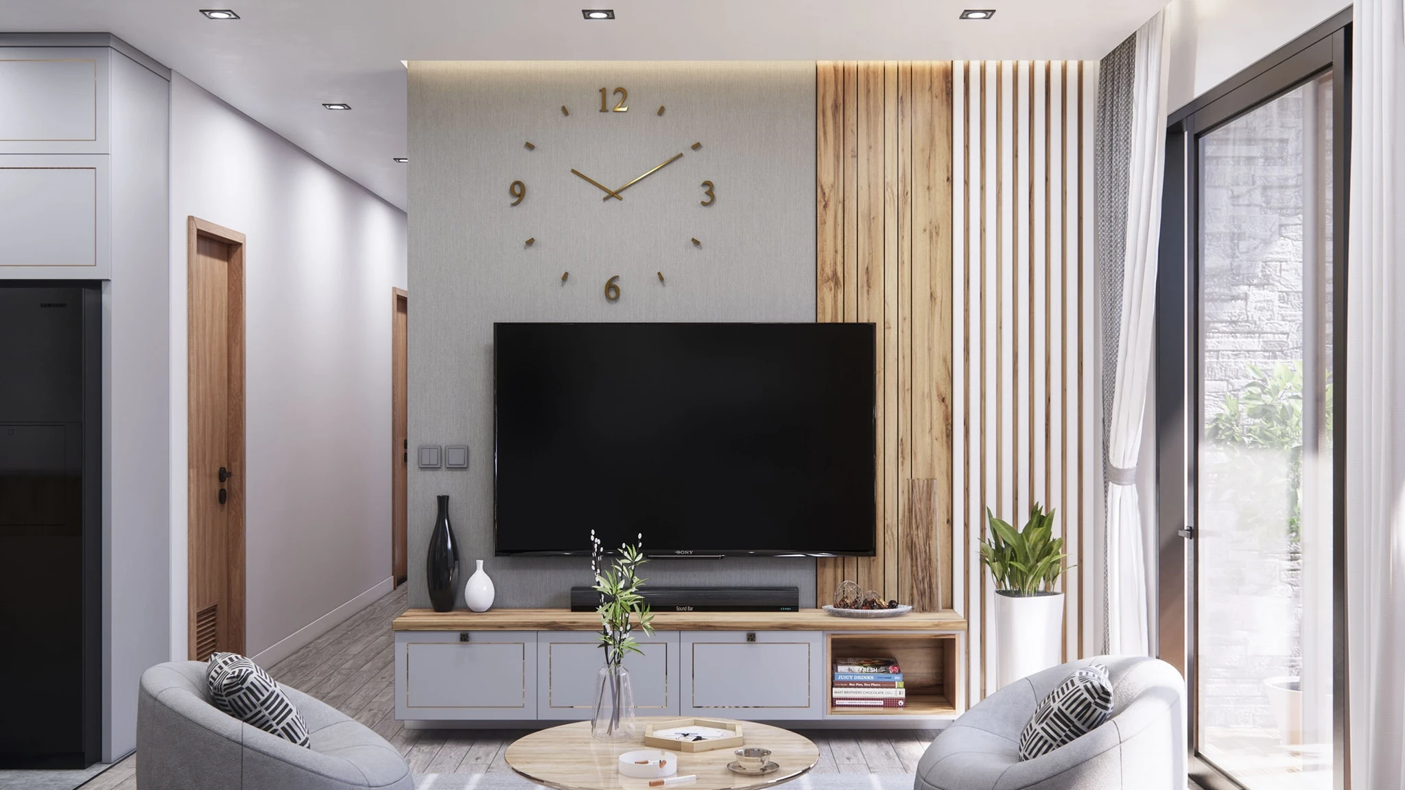 Free SketchUp Models Download Enscape Modern Apartment ID 106000156 (Tran Phu Loc)