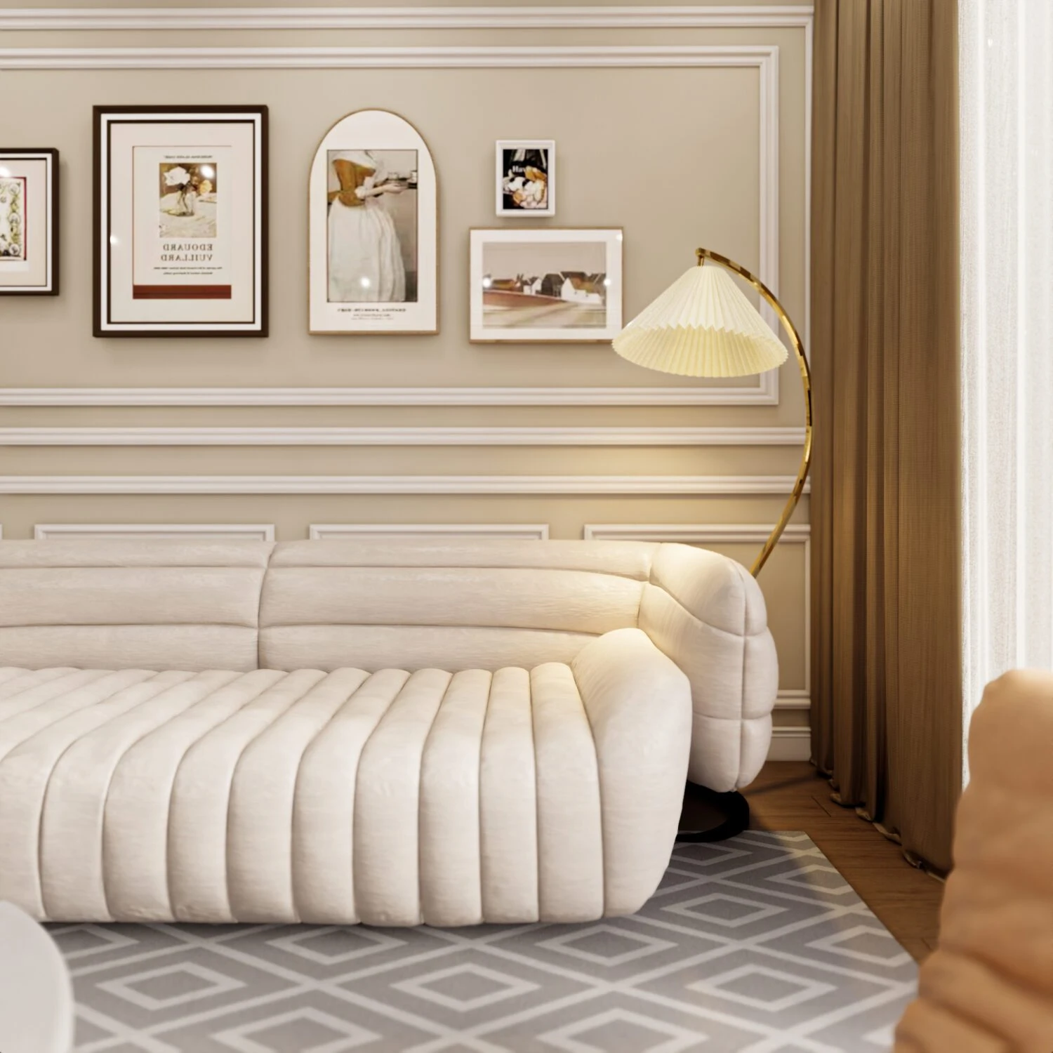 Free SketchUp Models Download Enscape Modern Living Room - Dining Room ID 218000168 (Mai Duy Tuyen)