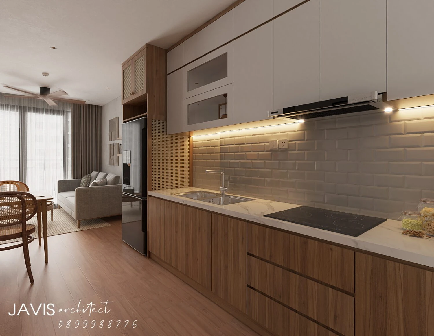 SketchUp Free Free SketchUp Models Download Enscape Modern Living Room - Dining Room ID 218000198 (Hoang Thang)