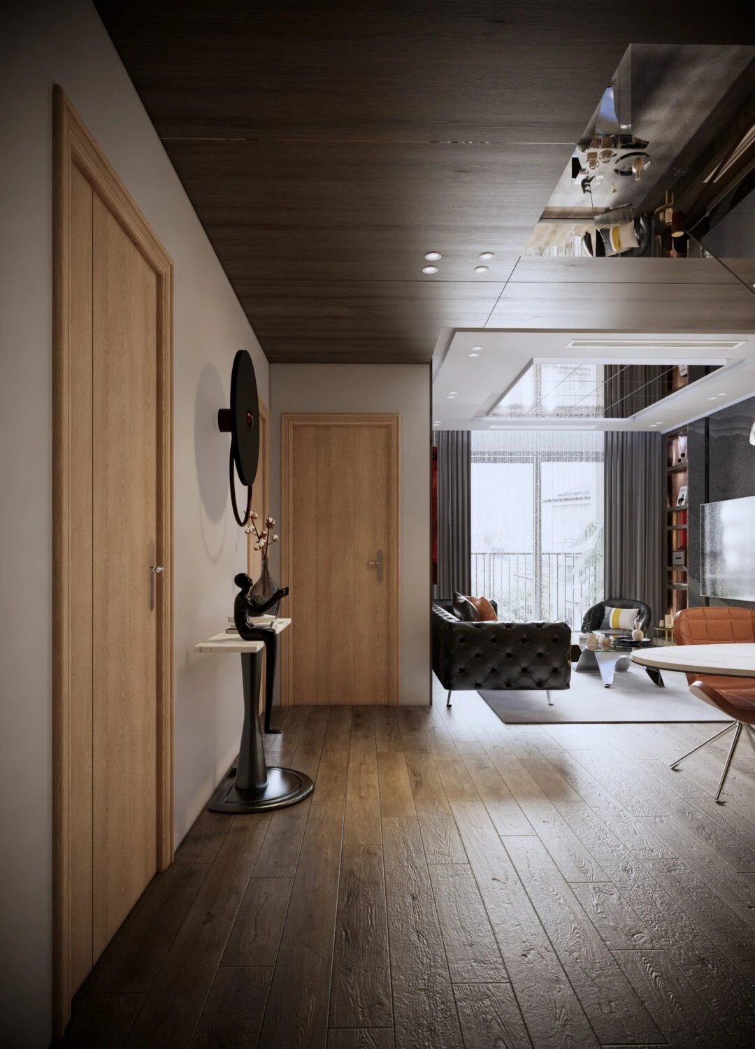 Free SketchUp Models Download Enscape Modern Living Room ID 100000398 (Mai Duy Tuyen)