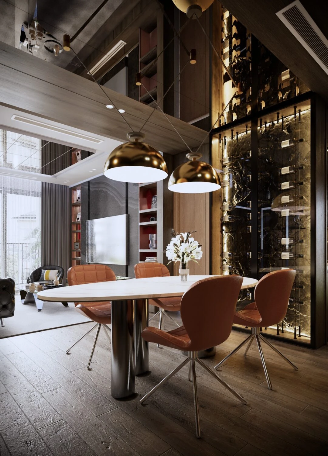 Free SketchUp Models Download Enscape Modern Living Room ID 100000398 (Mai Duy Tuyen)