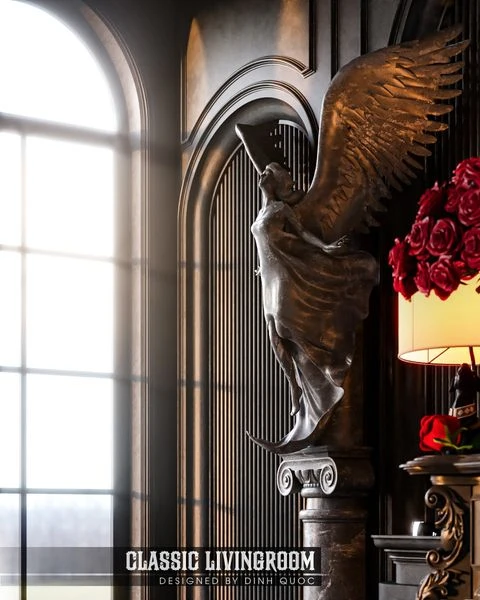 SketchUp Free Free SketchUp Models Download Neo Classic Living Room ID 100000337 (Nguyen Dinh Quoc)