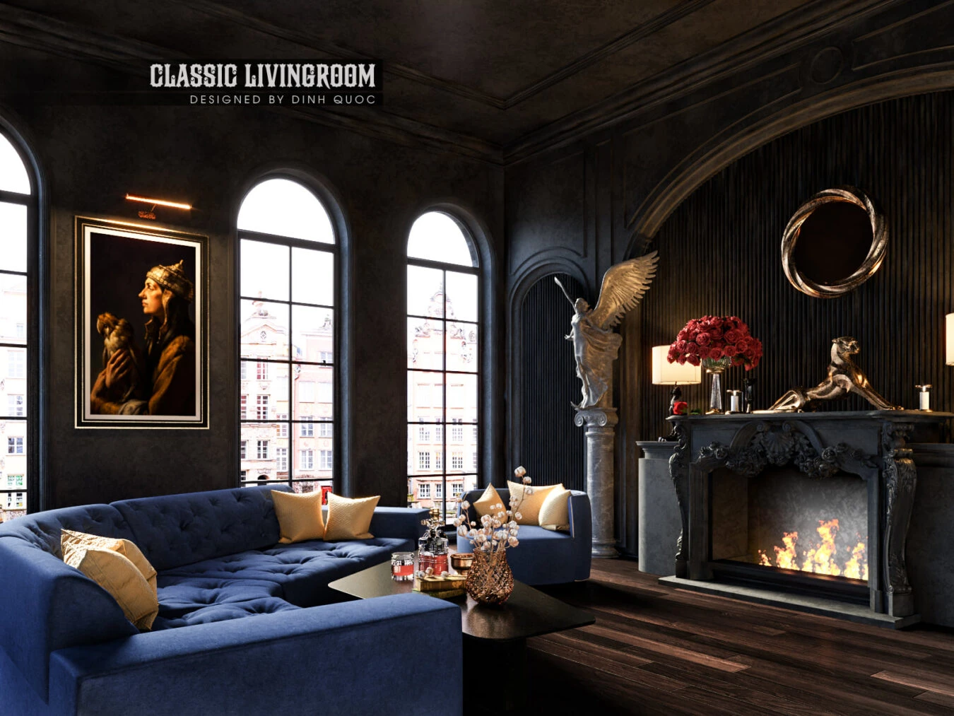 SketchUp Free Free SketchUp Models Download Neo Classic Living Room ID 100000337 (Nguyen Dinh Quoc)