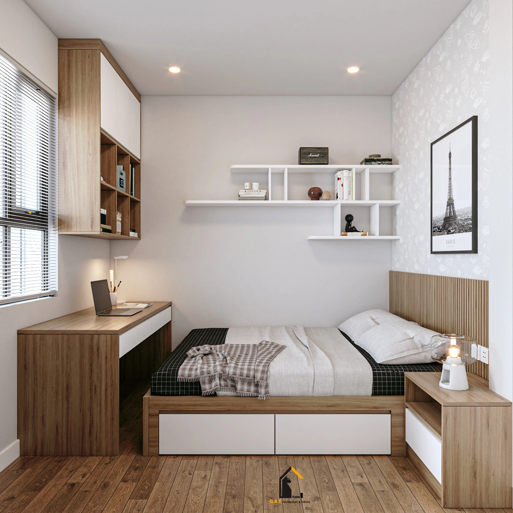 Free SketchUp Models Download Vray Modern Children Room ID 105000050 (Kts Nghia Than)