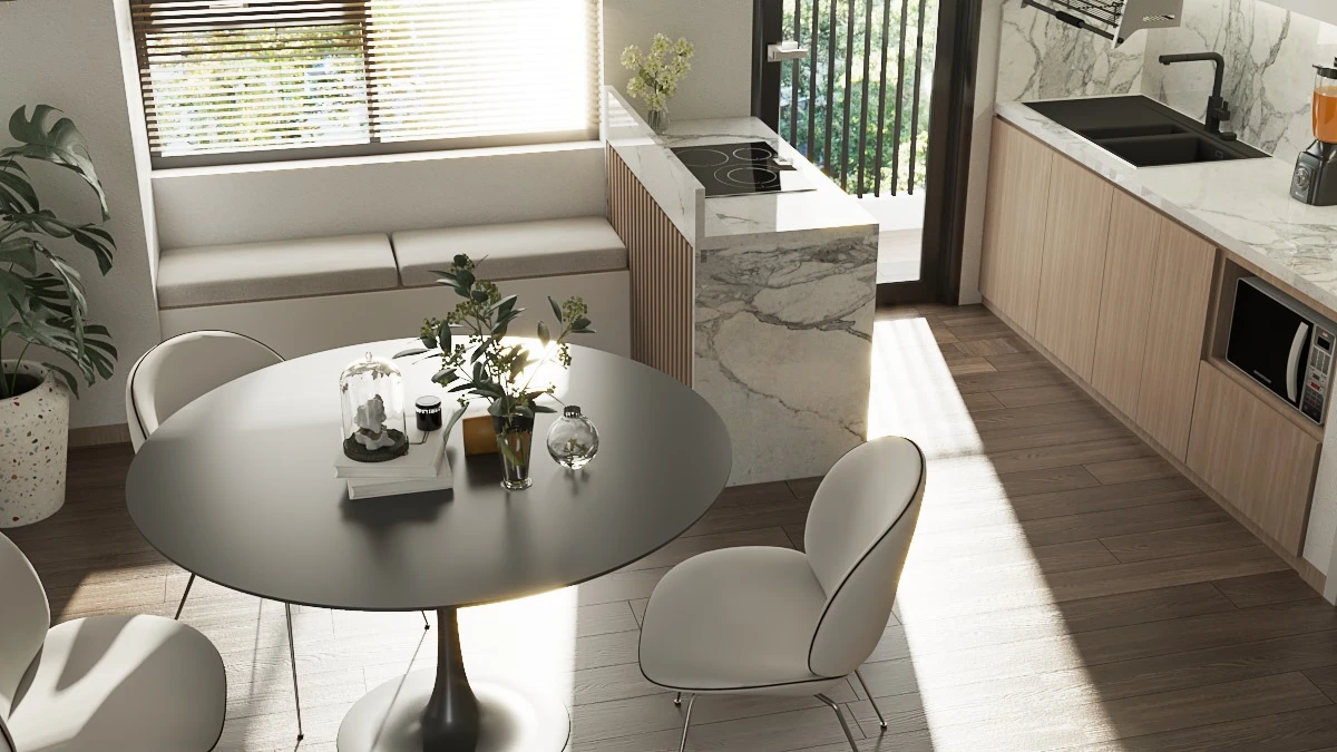 SketchUp Free Free SketchUp Models Download Vray Modern Kitchen ID 102000049 (Quoc Anh)