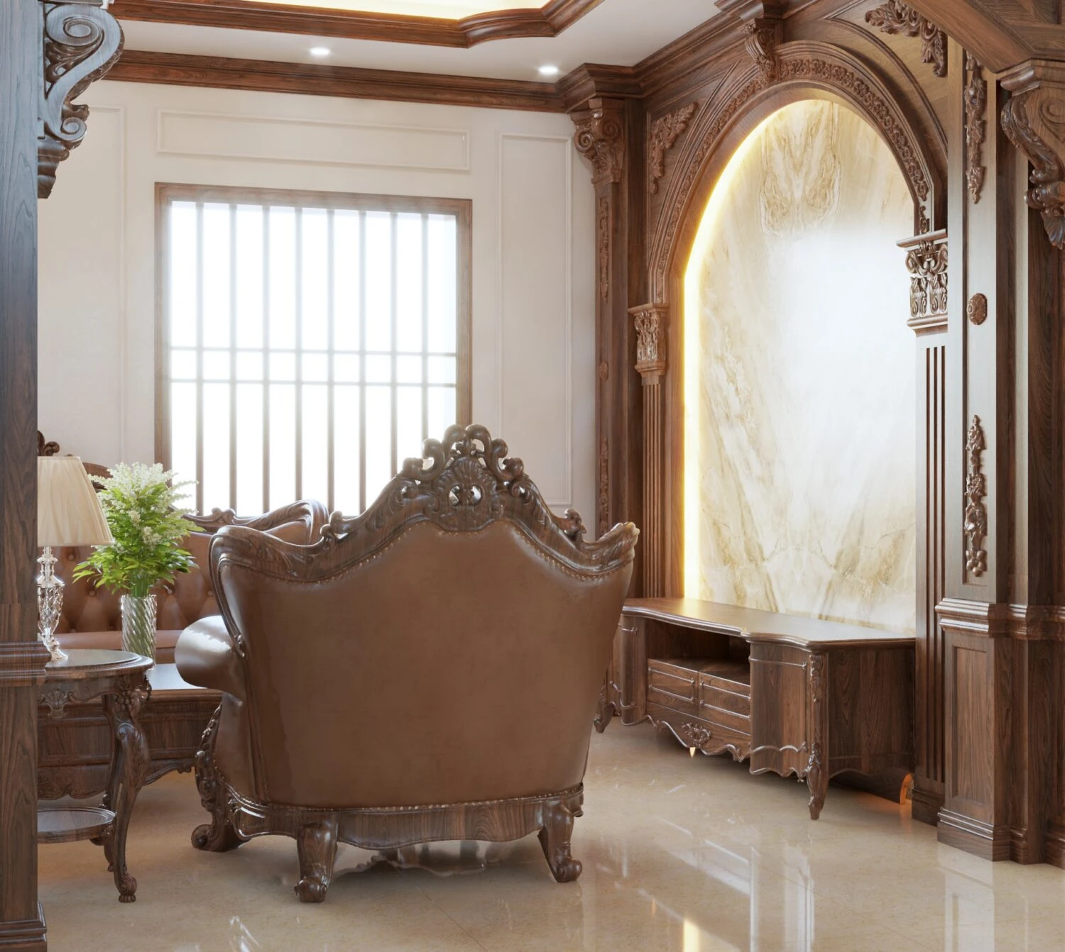 Free SketchUp Models Download Vray Modern Living Room ID 100000368 (Vu Van Luong)