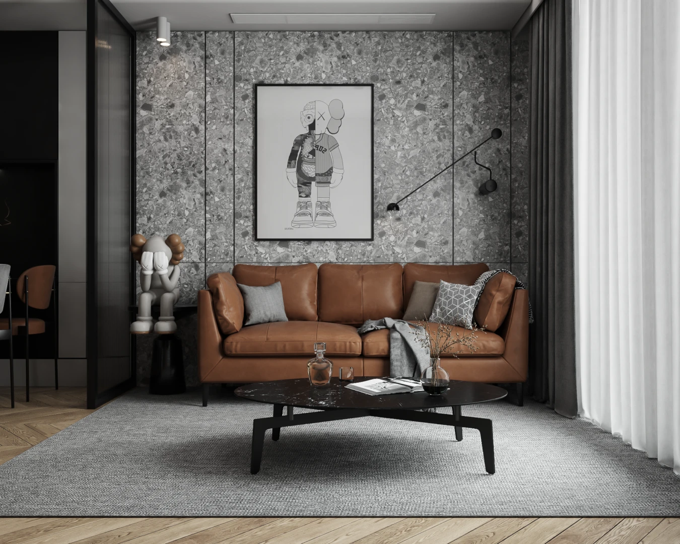 Free SketchUp Models Enscape Modern Apartment Download ID 106000180 (Le Tuan Luc)