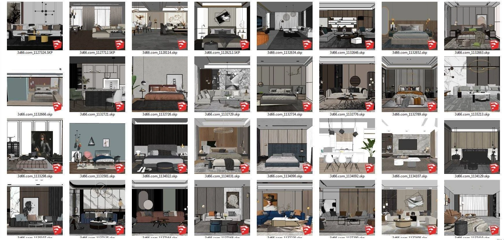 SketchUp Free Free SketchUp Models Modern Interior House Download ID 212000096 (Tran Viet Hung)