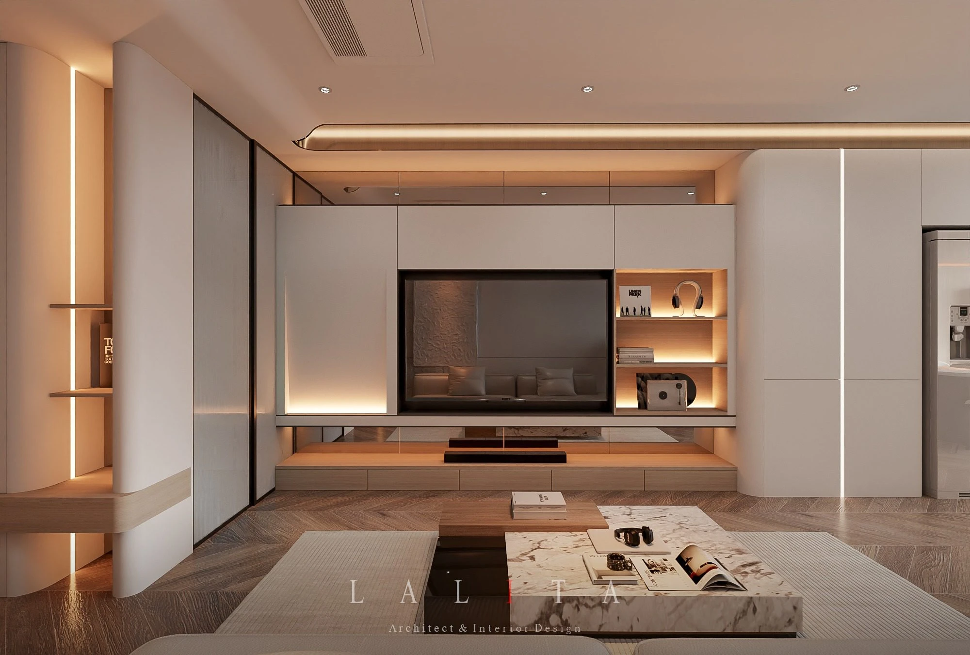 Free SketchUp Models Vantage Modern Living Room - Dining Room Download ID 218000222 (Thanh Cong)