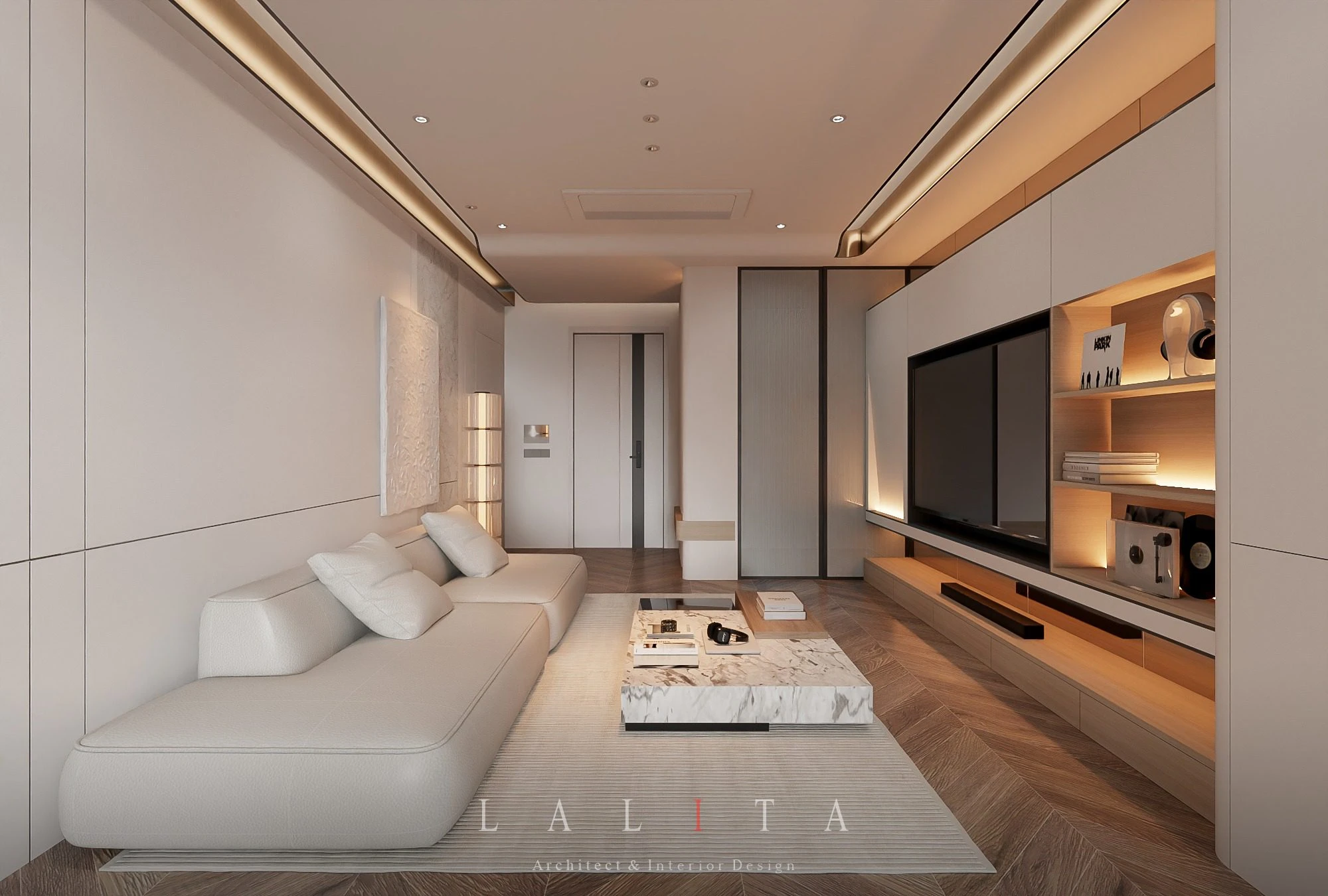 Free SketchUp Models Vantage Modern Living Room - Dining Room Download ID 218000222 (Thanh Cong)