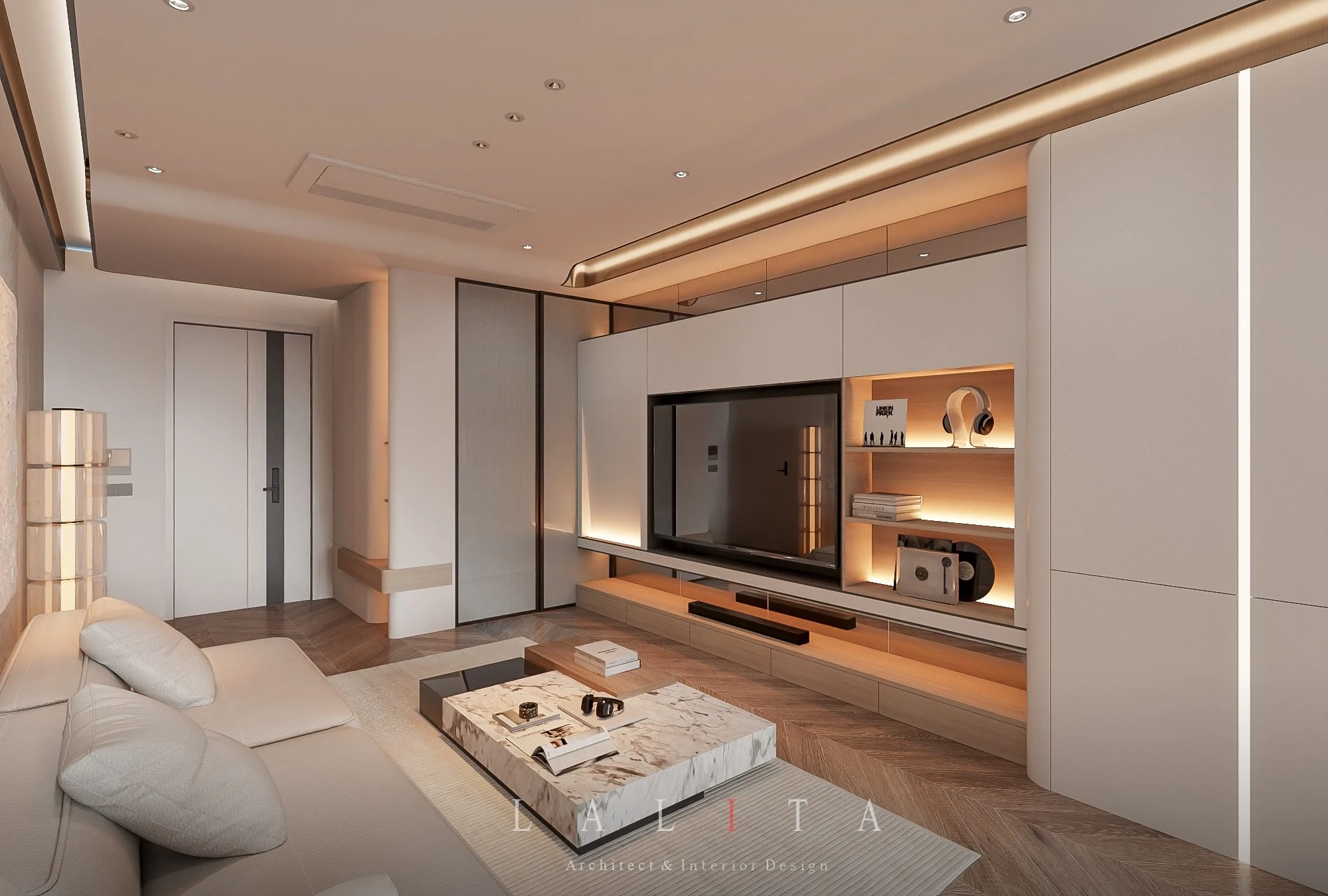 Free SketchUp Models Vantage Modern Living Room - Dining Room Download ID 218000222 (Thanh Cong)