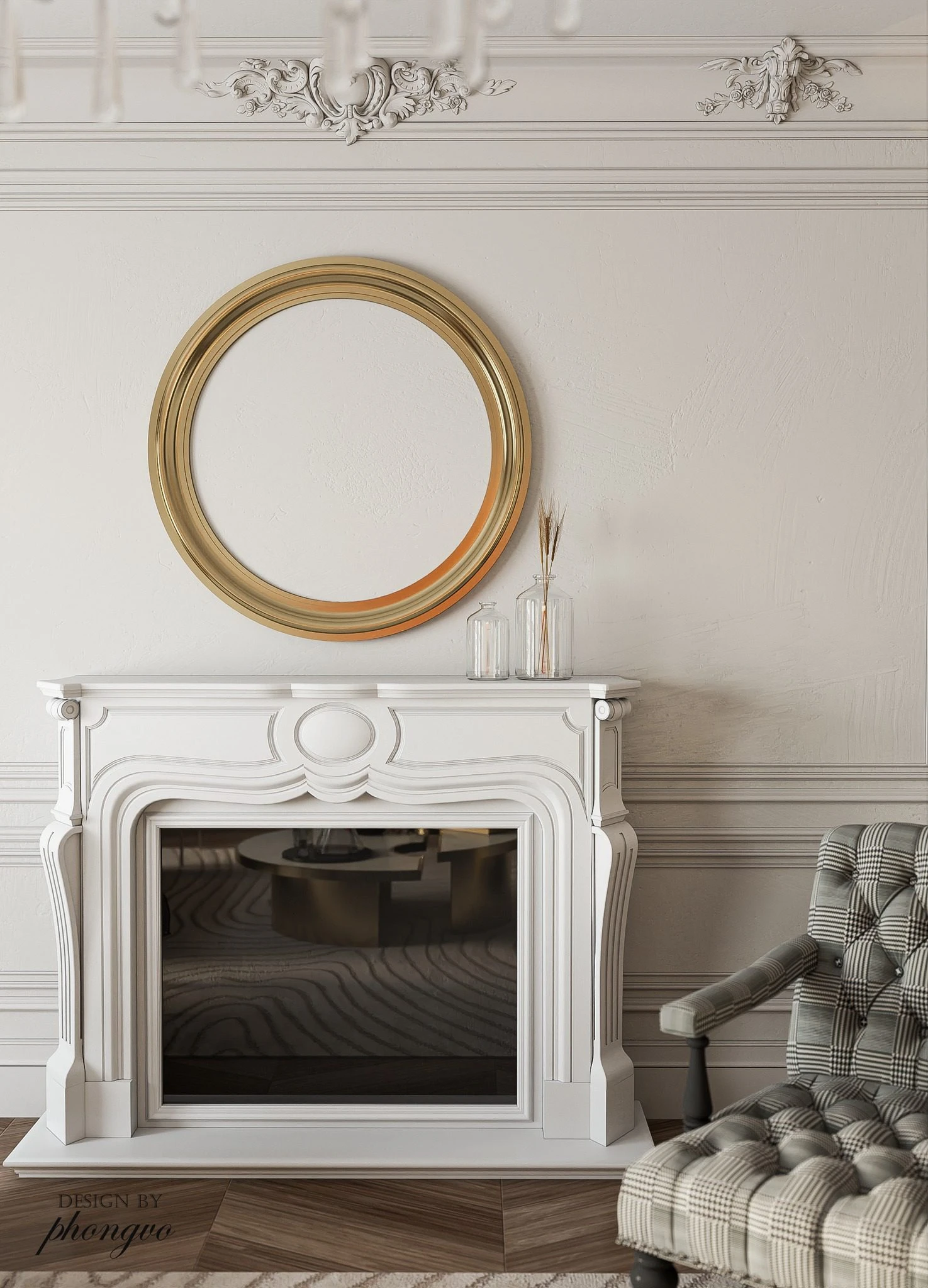 Free SketchUp Models Vantage Neo Classic Living Room Download ID 100000422 (Phong Vo)