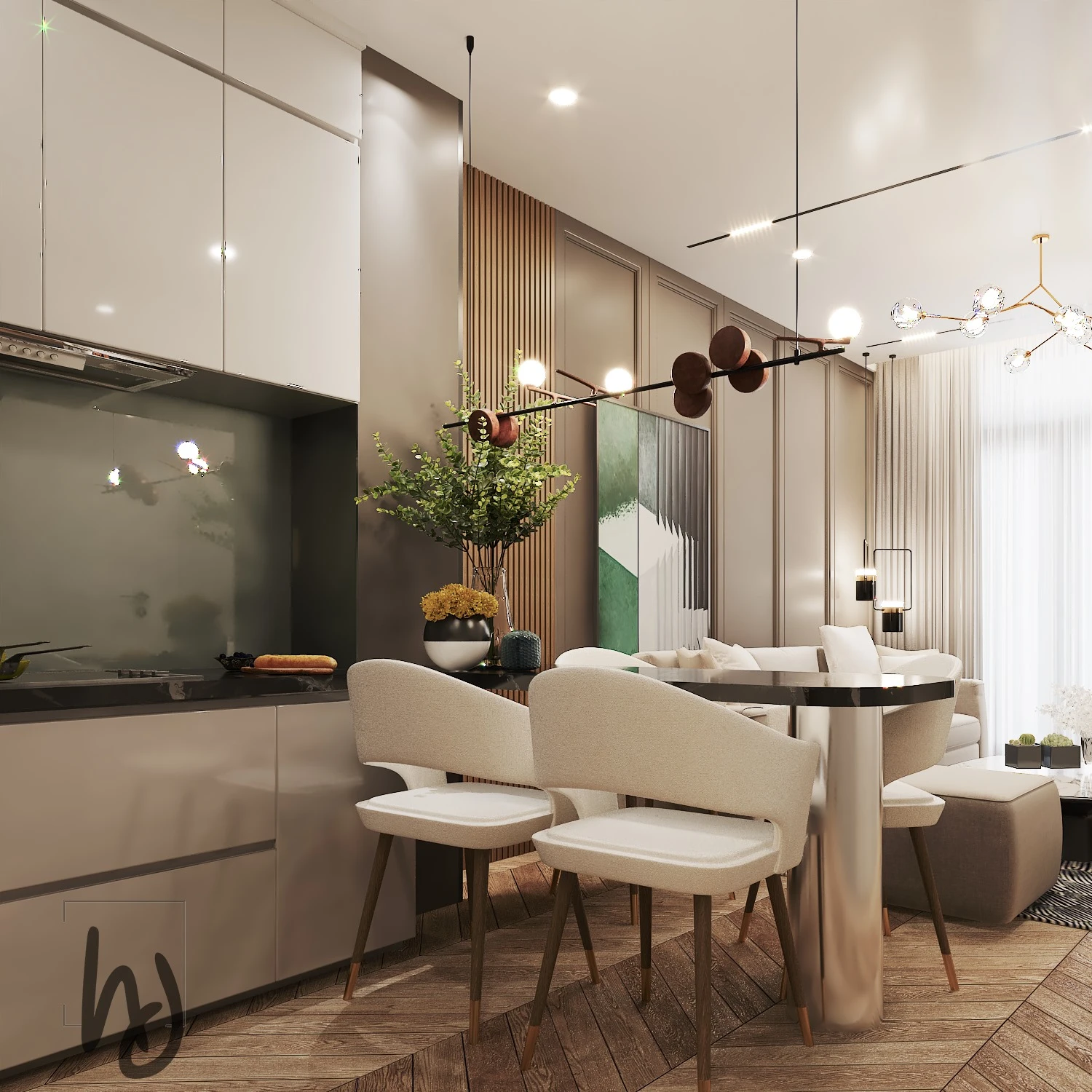 Free SketchUp Models Vray Modern Apartment Download ID 106000150 (Dung Nguyen)
