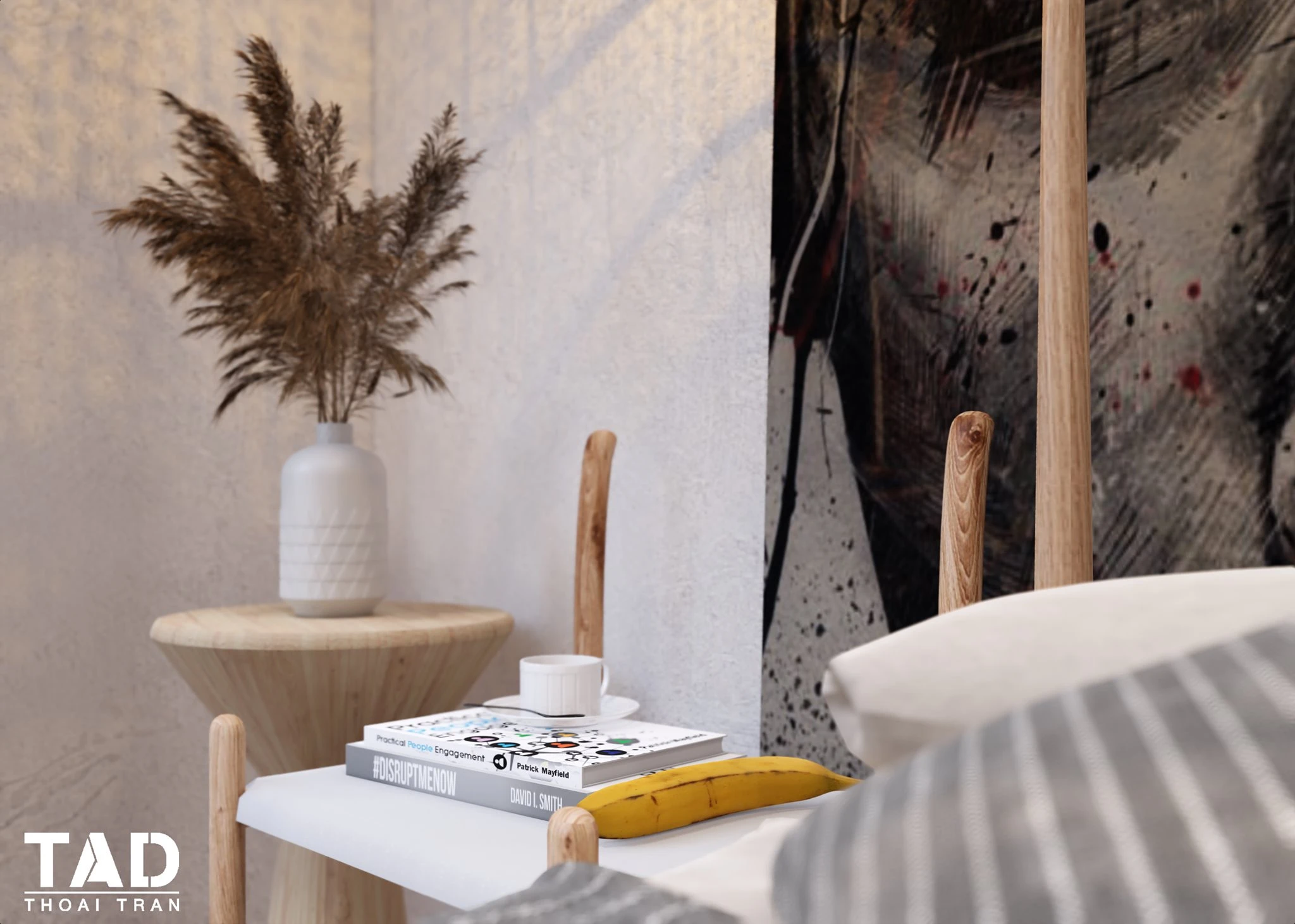 Free Sketchup Models Download Enscape Modern Bedroom ID 101000505 (Thoai Tran)