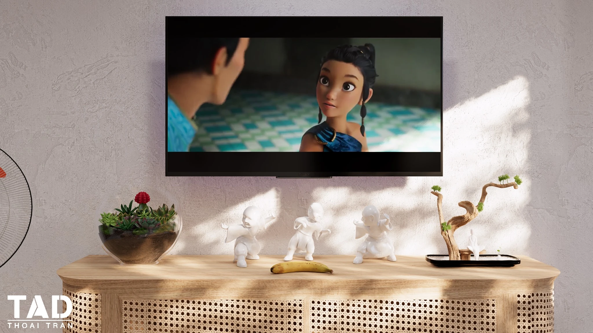 Free Sketchup Models Download Enscape Modern Bedroom ID 101000505 (Thoai Tran)