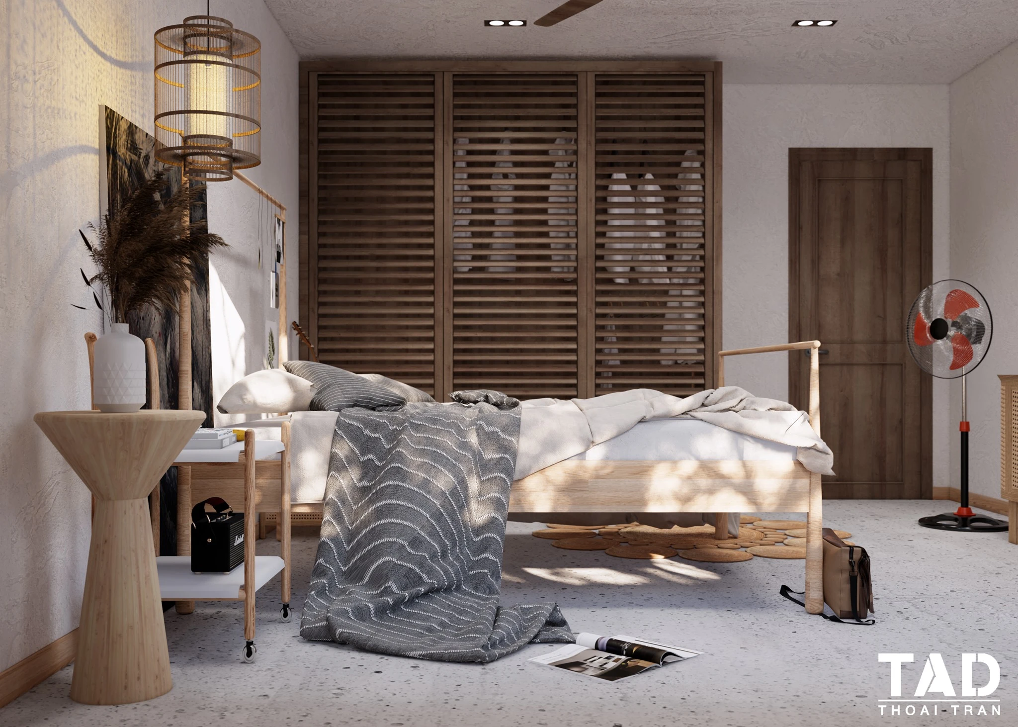 Free Sketchup Models Download Enscape Modern Bedroom ID 101000505 (Thoai Tran)