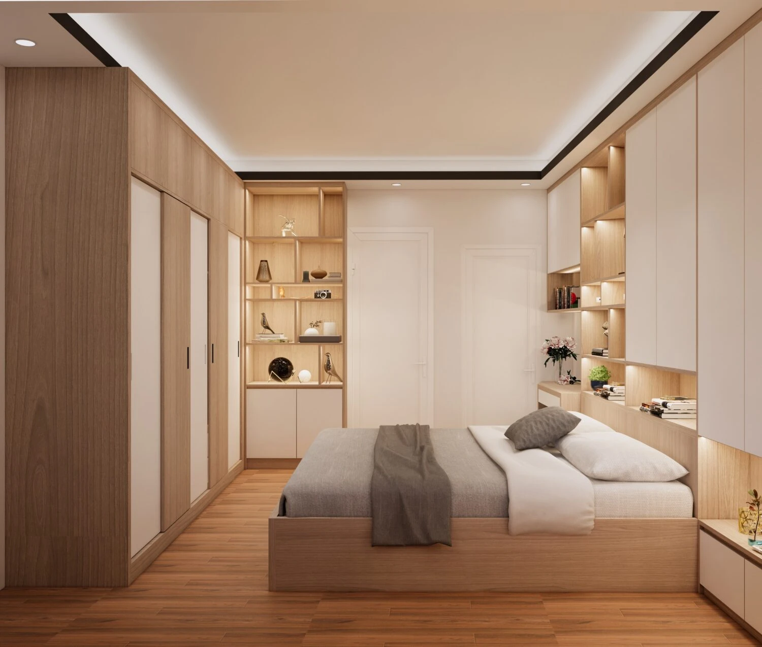 Free Sketchup Models Download Enscape Modern Bedroom ID 101000709 (Kim Phong)