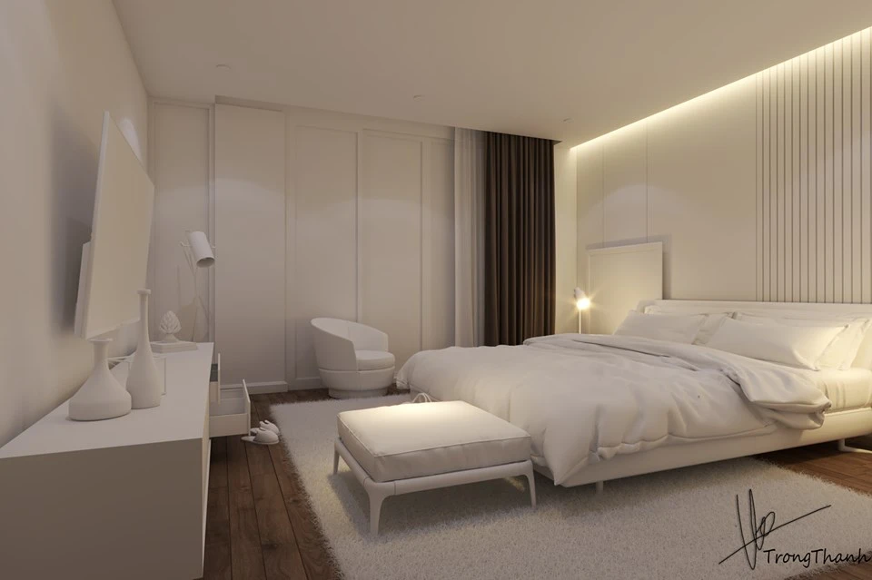 Free Sketchup Models Download Modern Bedroom ID 101000240 (Trong Thanh)