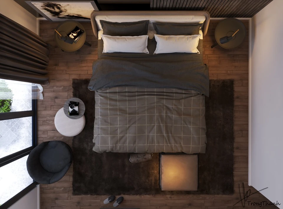 Free Sketchup Models Download Modern Bedroom ID 101000240 (Trong Thanh)