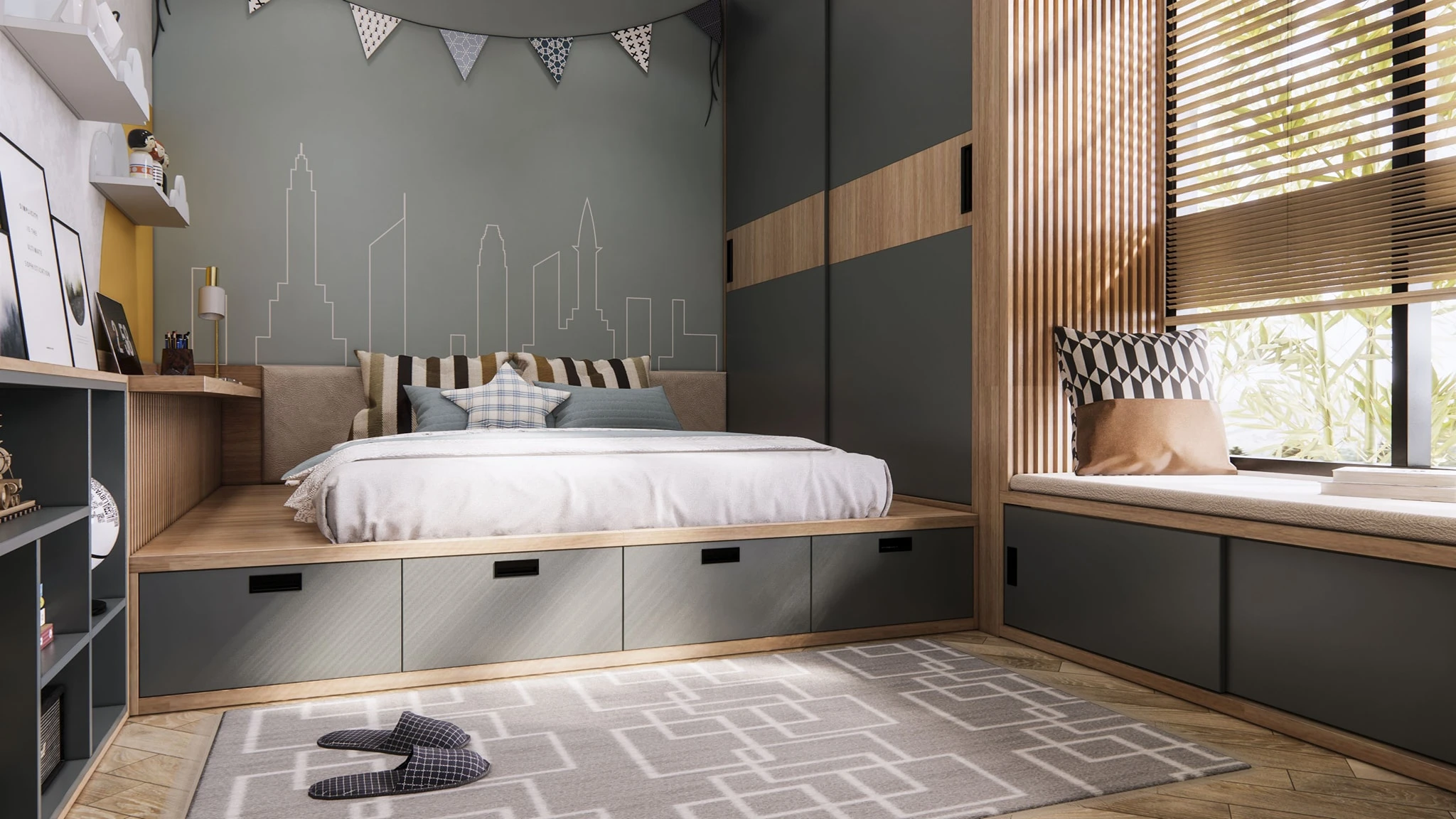 SketchUp Free Free Sketchup Models Download Modern Bedroom ID 101000396 (Tran Phu Loc)