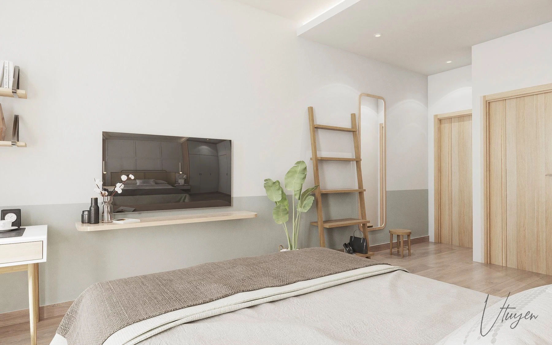 Free Sketchup Models Download Modern Bedroom ID 101000425 (Nguyen Van Tuyen)